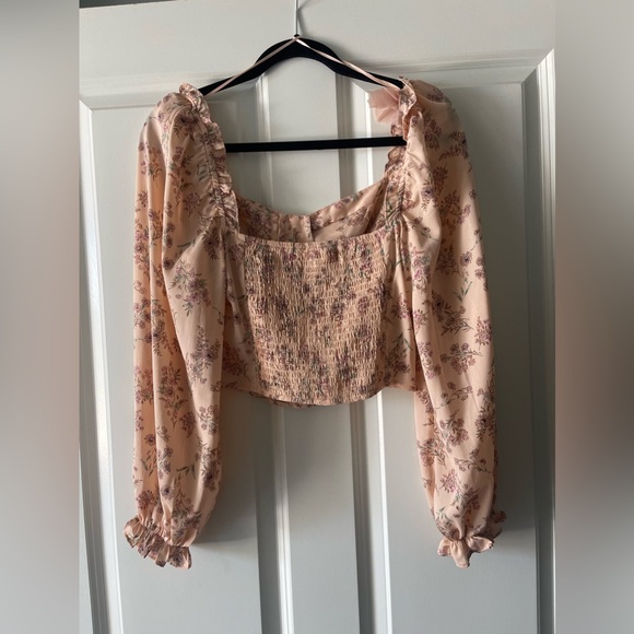 ASTR THE LABEL Corset Floral Top - Picture 2 of 3